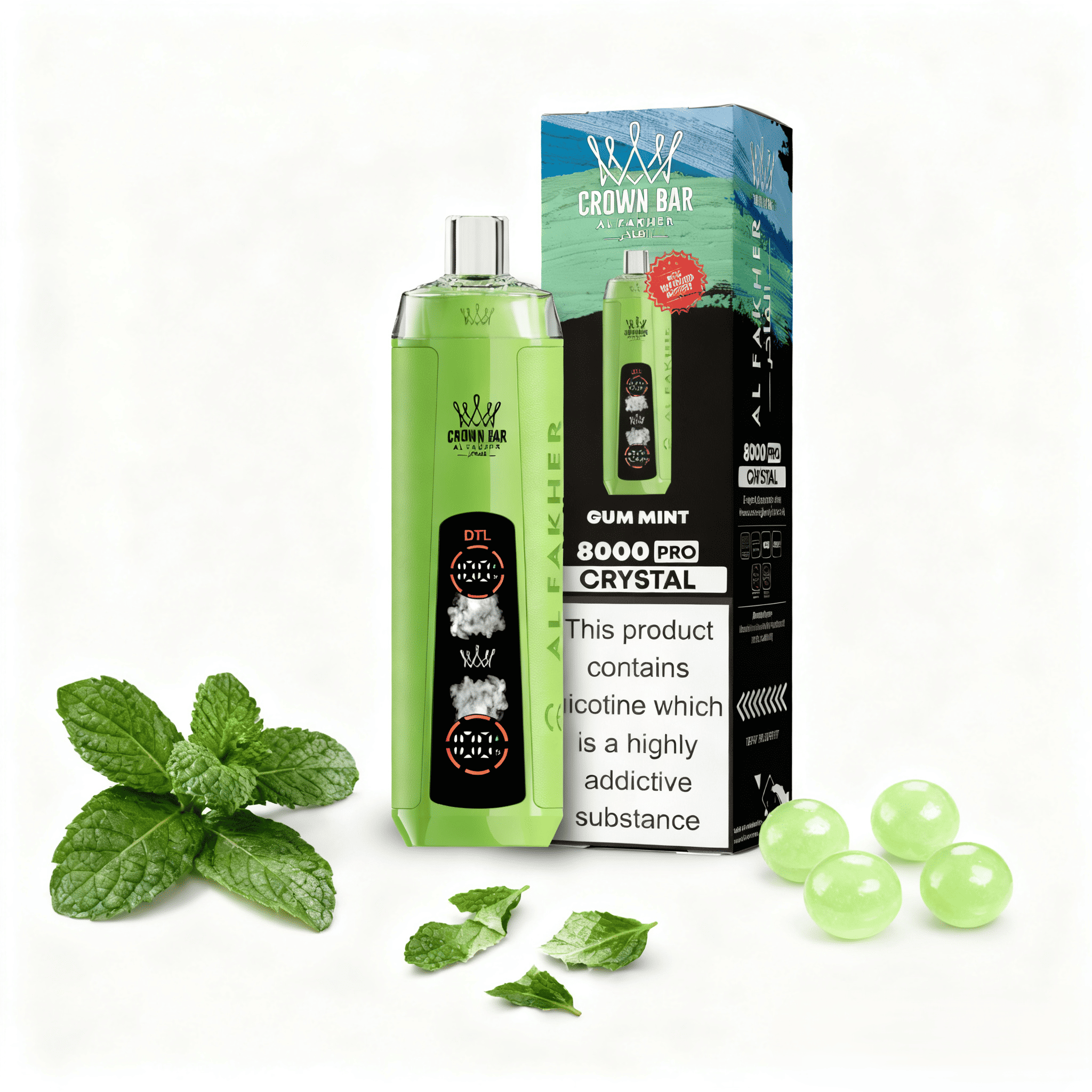 AL Fakher 8000 Crystal Gum Mint