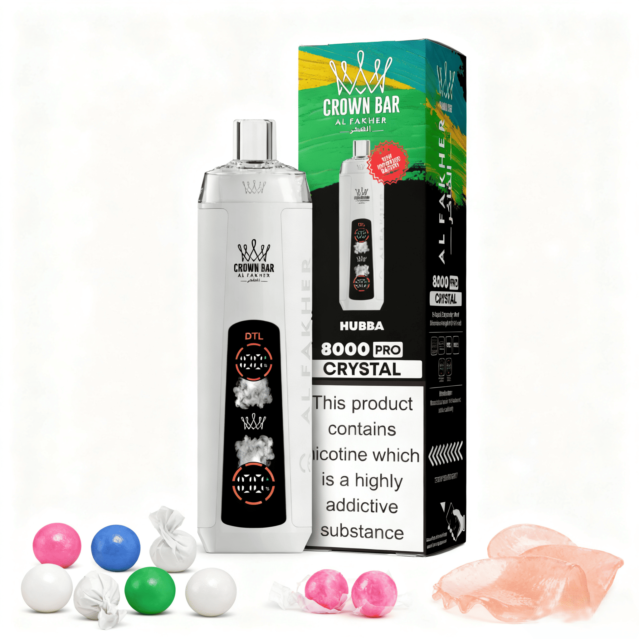 AL Fakher 8000 Crystal Hubba