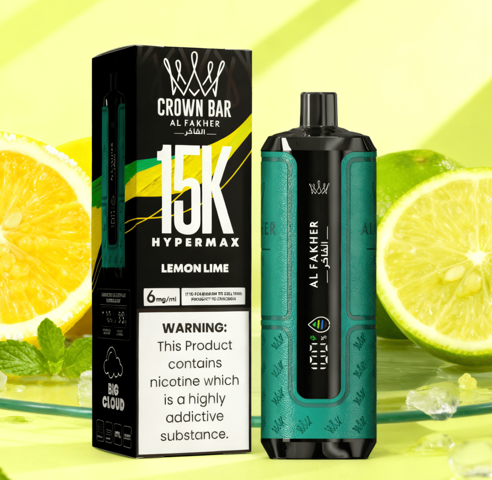 AL Fakher 15000 Hypermax Lemon Lime