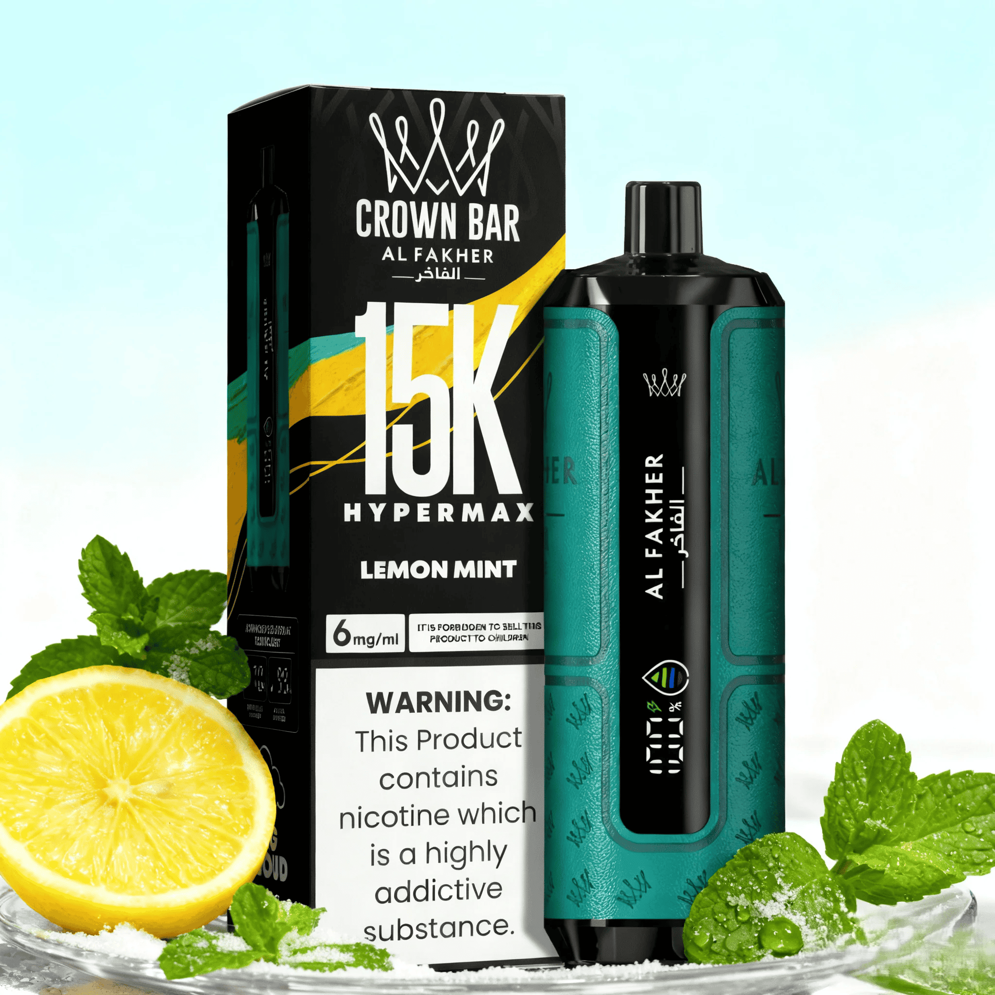 AL Fakher 15000 Hypermax Lemon Mint