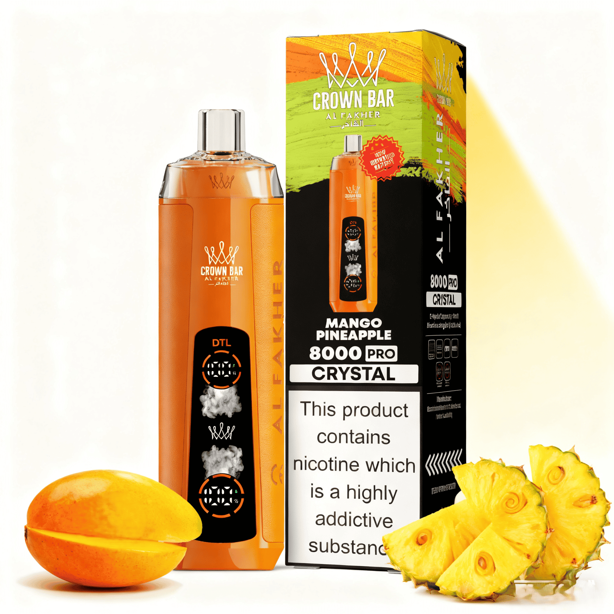 AL Fakher 8000 Crystal Blackcurrant Ice – Bild 5