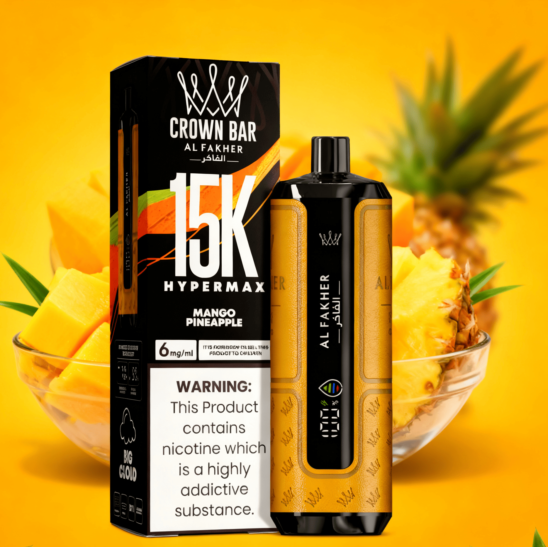 AL Fakher 15000 Hypermax Mango Pineapple