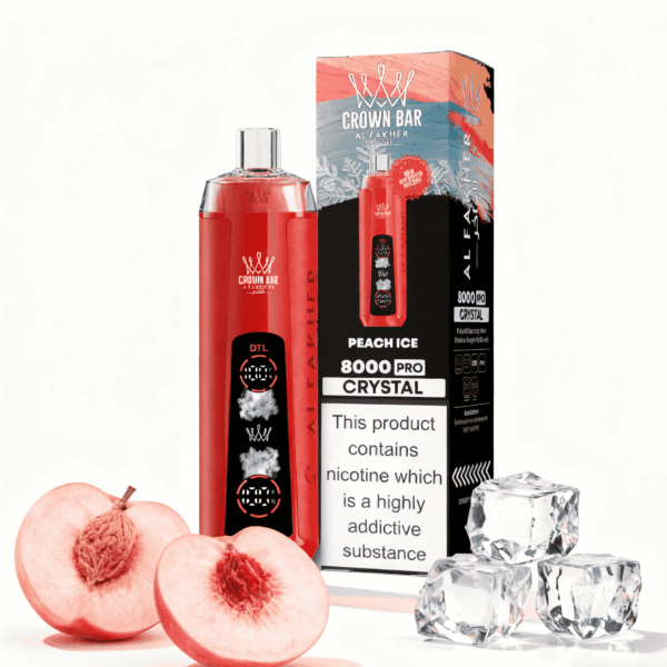 AL Fakher 8000 Crystal Peach Ice