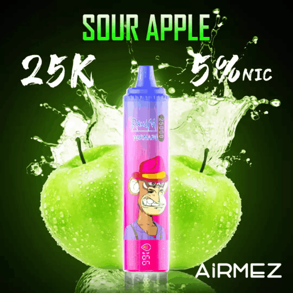 Airmez Tornado 25000 Sour Apple