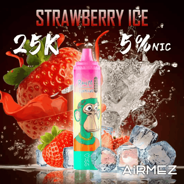 Airmez Tornado 25000 Strawberry Ice