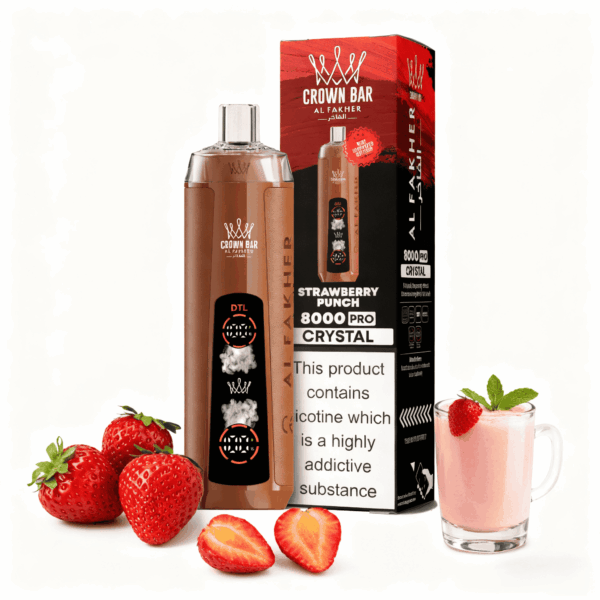 AL Fakher 8000 Crystal Strawberry Punch