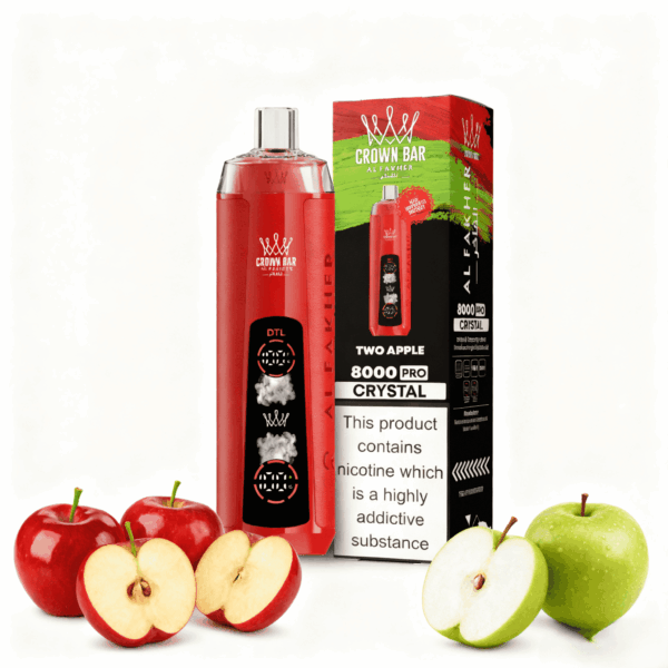 AL Fakher 8000 Crystal Two Apple