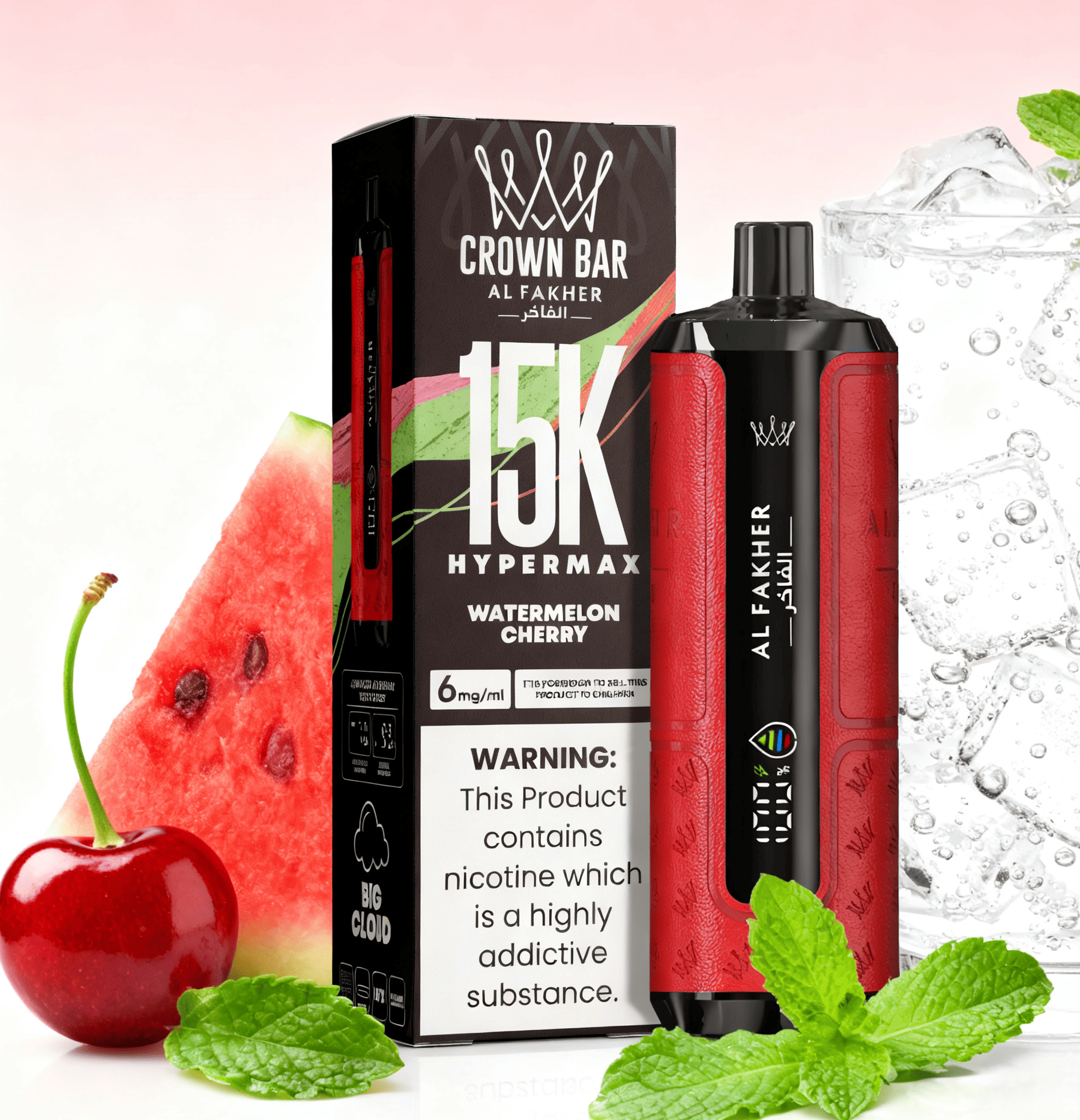 AL Fakher 15000 Hypermax Watermelon Cherry