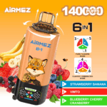 Airmez FOX 6 IN 1 140K Strawberry Banana/Vimto/Blueberry Cherry Cranberry