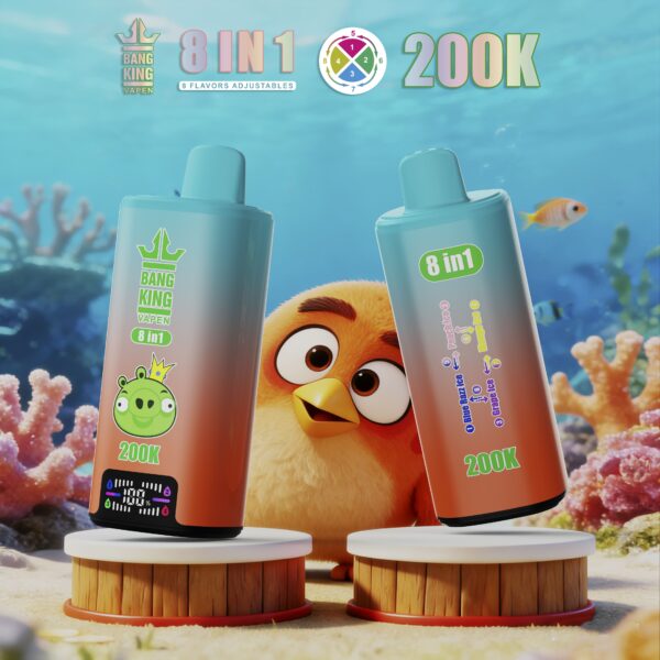 Bang King 200K FizzyLemon & Lime/Apple Mojito/Pineapple Ice/Cola Ice