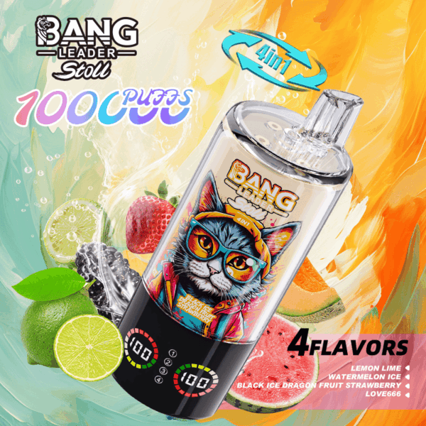 Bang Leader 100k Lemon Lime/Watermelon Ice/Black Dragon Ice Dragon Fruit Strawberry/Love666