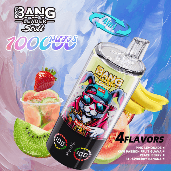 Bang Leader 100k Pink Lemonade/Kiwi Passion Fruit Guava/Peach Berry/Strawberry Banana