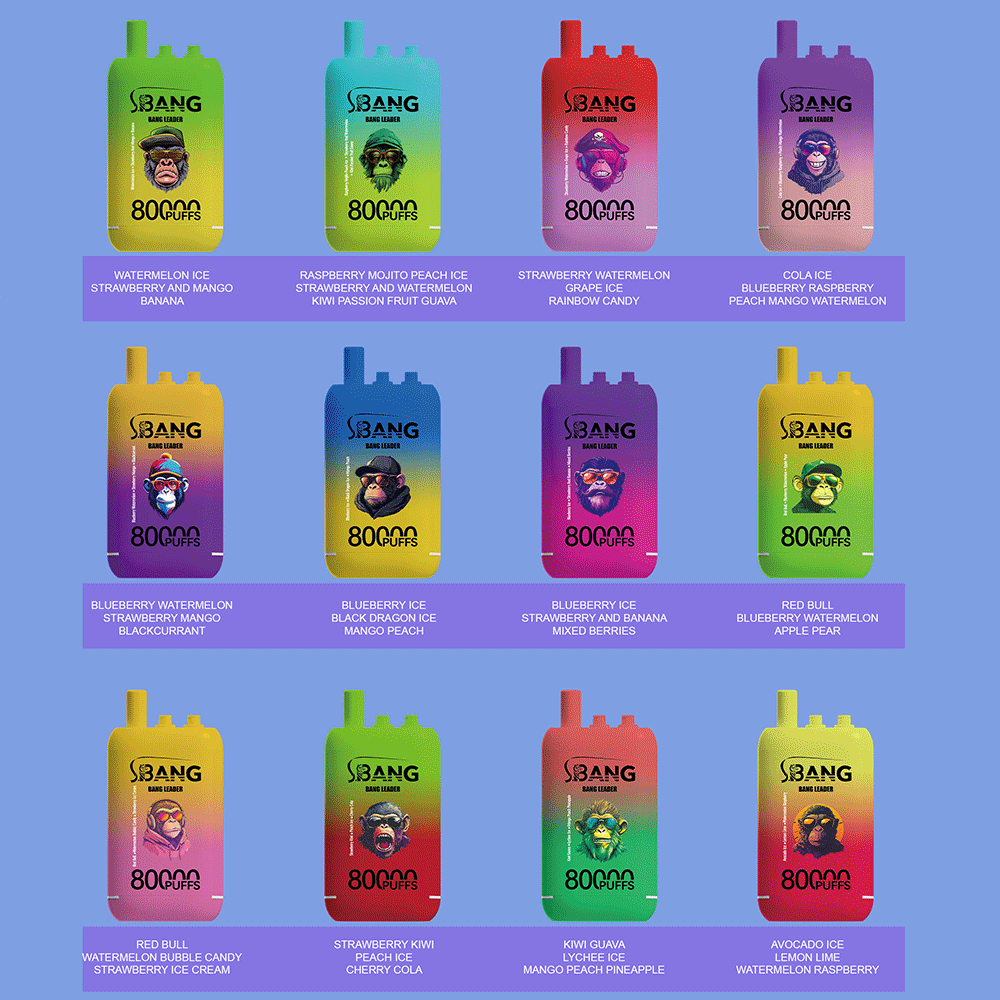 Bang Leader 80000 Avocado Ice/Lemon Lime/Watermelon Raspberry