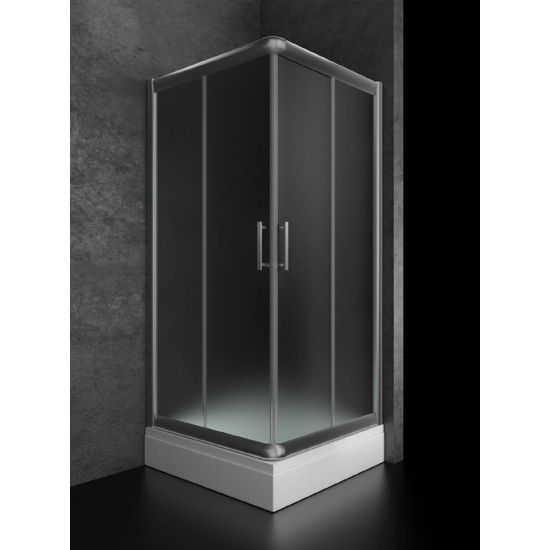 TUŠ KABINA TUTO KROM/PROZIRNA