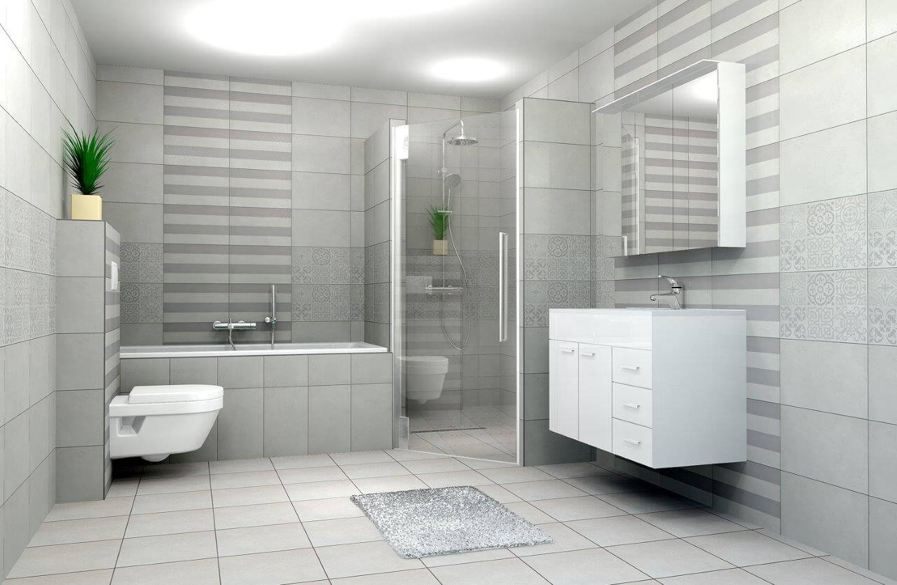 Podne i zidne sive pločice