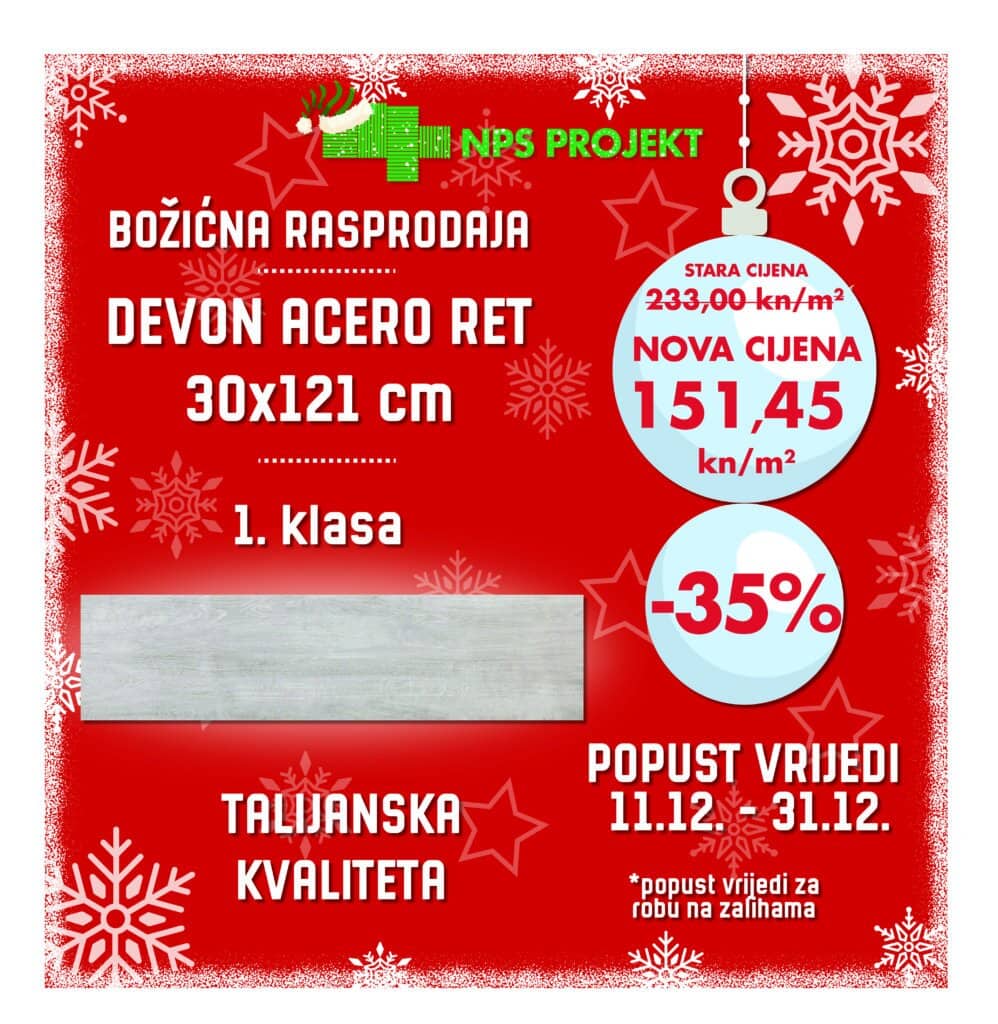 DEVON ACERO RET 30X121