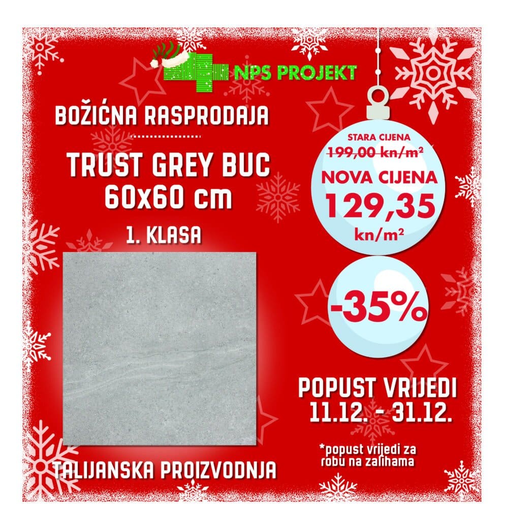 TRUST GREY BUC 60X60