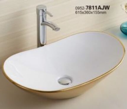 Zlatn-bijeli umivaonik