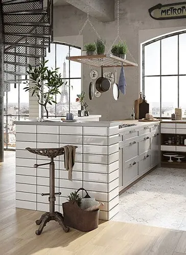 Bijele pločice male dimenzije