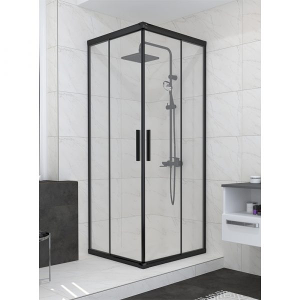 TUŠ KABINA UNA BLACK PROFIL