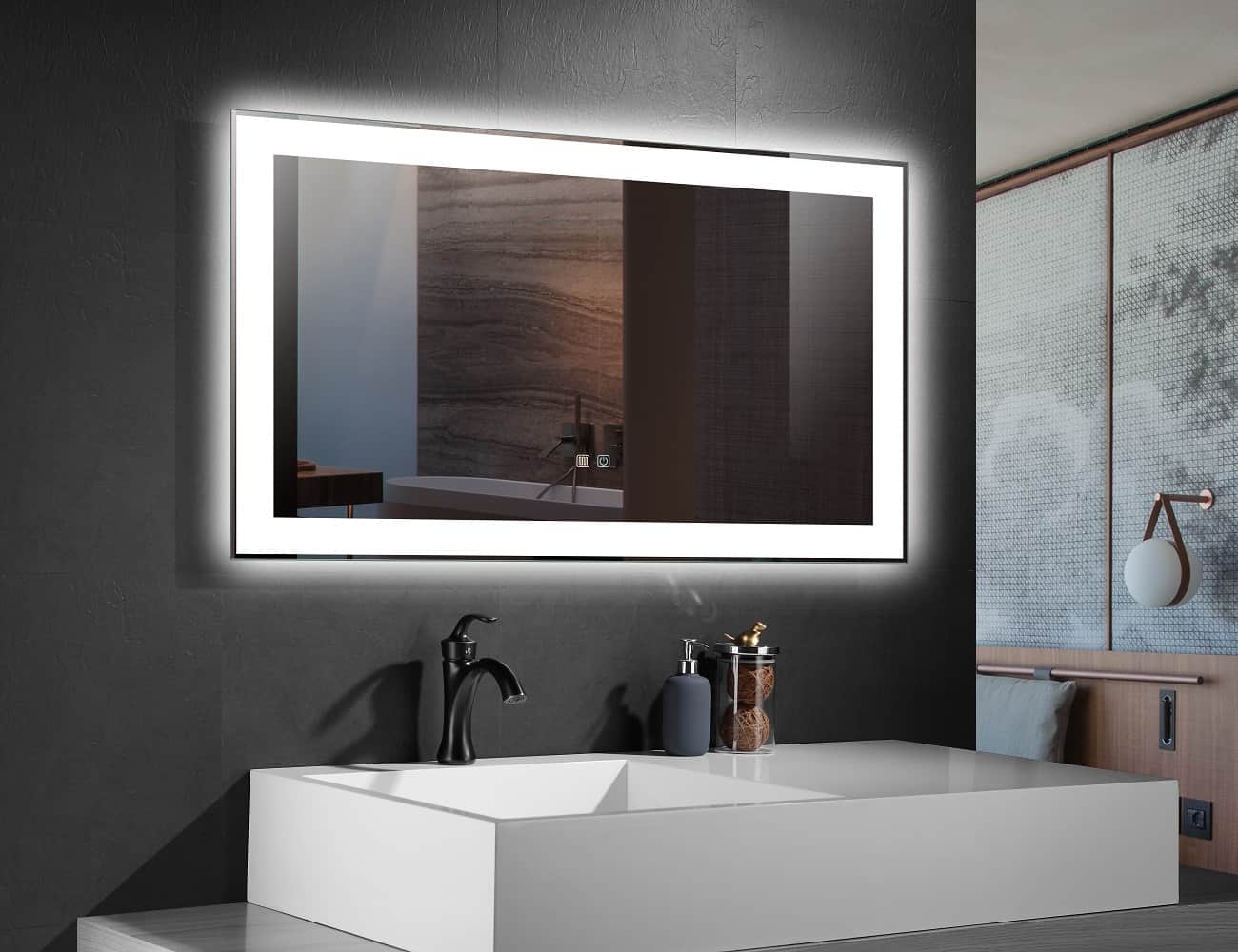 JANNT OGLEDALO 60x80, LED-TOUCH & FOG FREE SENSOR - HORIZONTALNO 61-J-F-CK203 - Slika 2