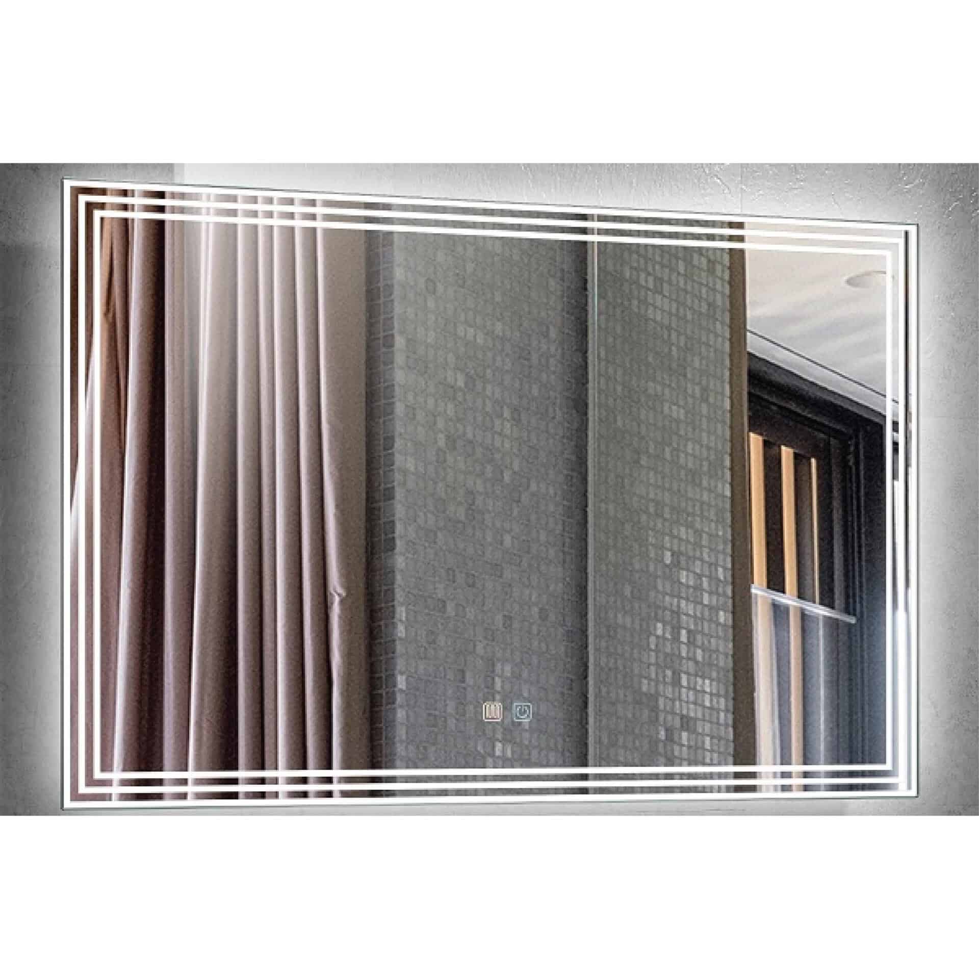 JANNT OGLEDALO 60x80, LED-TOUCH & FOG FREE SENSOR - HORIZONTALNO 61-J-F-CK205