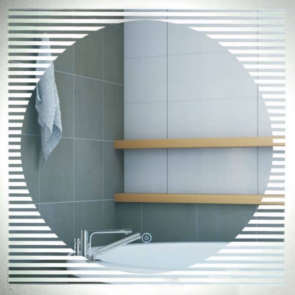 JANNT OGLEDALO 60x60, LED-TOUCH SENSOR, DEBLJINA 4MM - 15W 61-J-N064