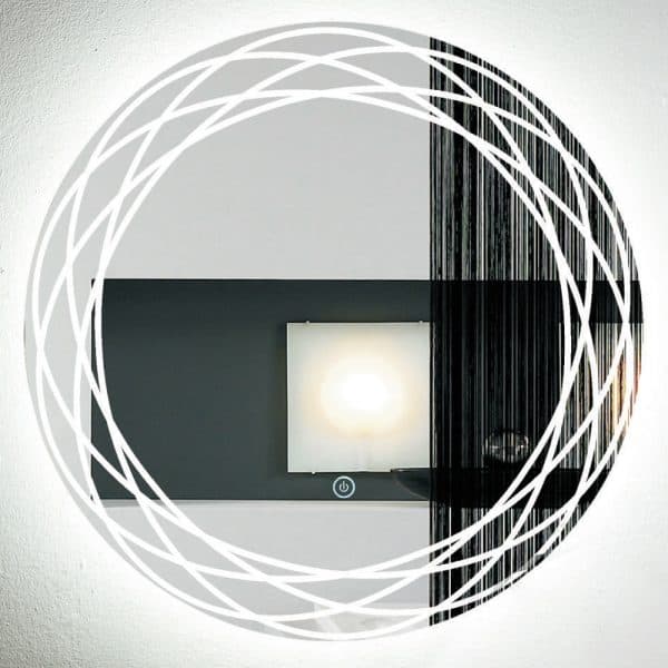 JANNT OGLEDALO FI 600, LED-TOUCH SENSOR, DEBLJINA 4MM - OKRUGLO-15W 61-J-N069