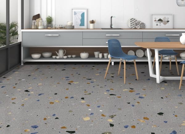 Alternative view of NEOTECH STRACCIATELLA TERAZZO GREY 60x120