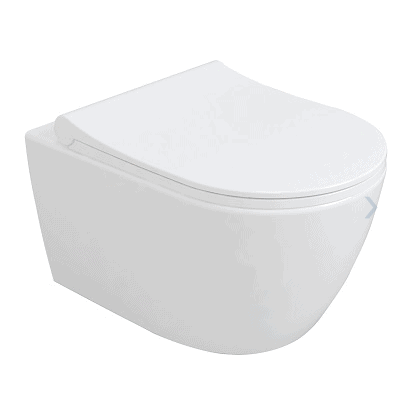 WC ŠKOLJKA RONDO VISEĆA RIMLESS BEZ BOČNIH OTVORA