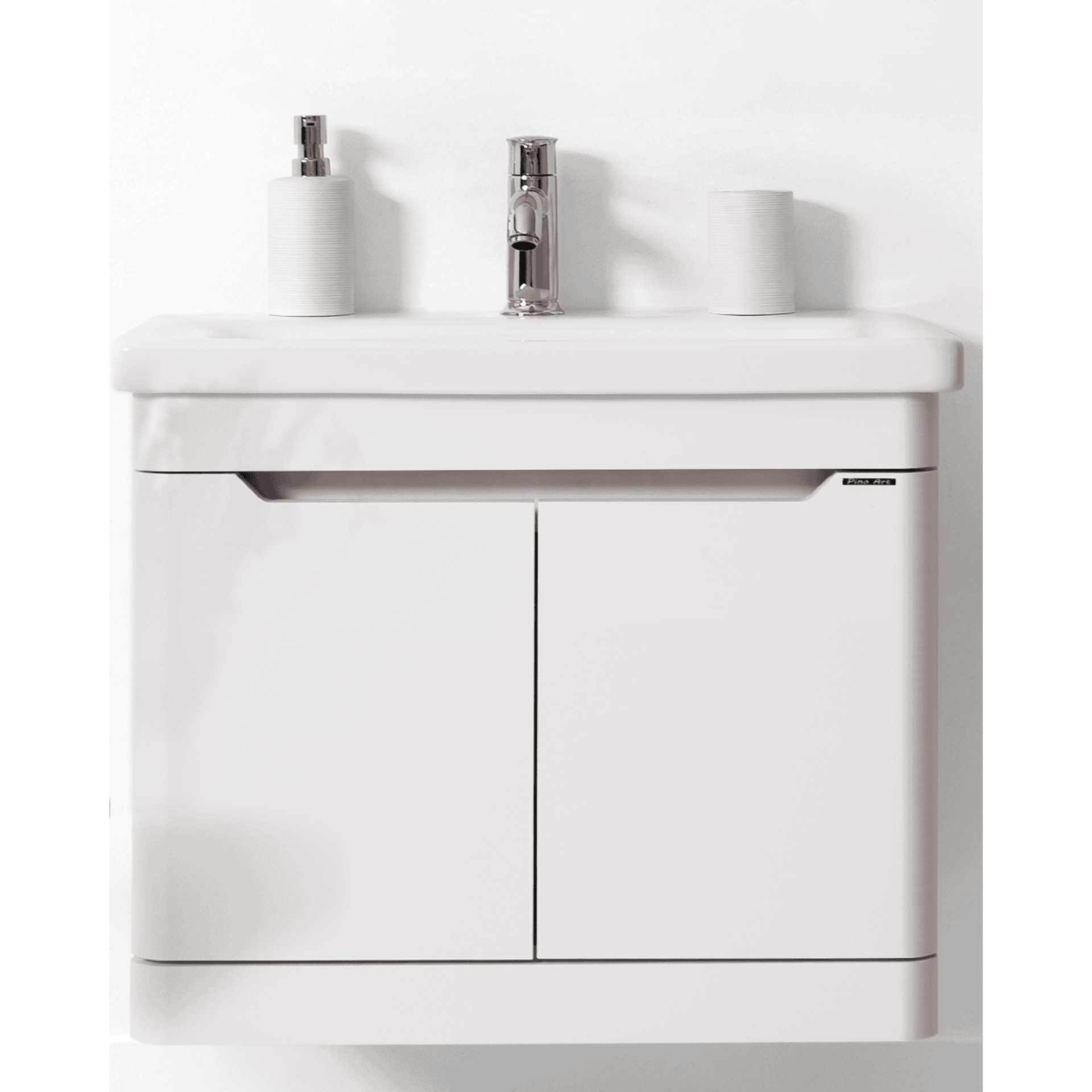 KUPAONSKI ORMARIĆ SOFT 65 V BIJELA TXT U 0838 - DONJI DIO S UMIVAONIKOM