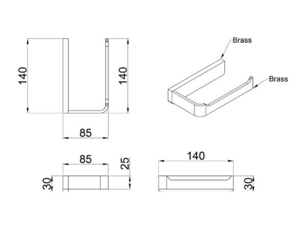 elegance drzac wc papira tehnicki