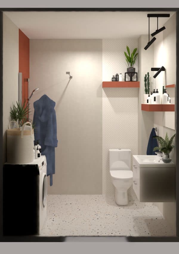 Alternative view of MOSEK TERAZZO NATURAL CARVING 60x60