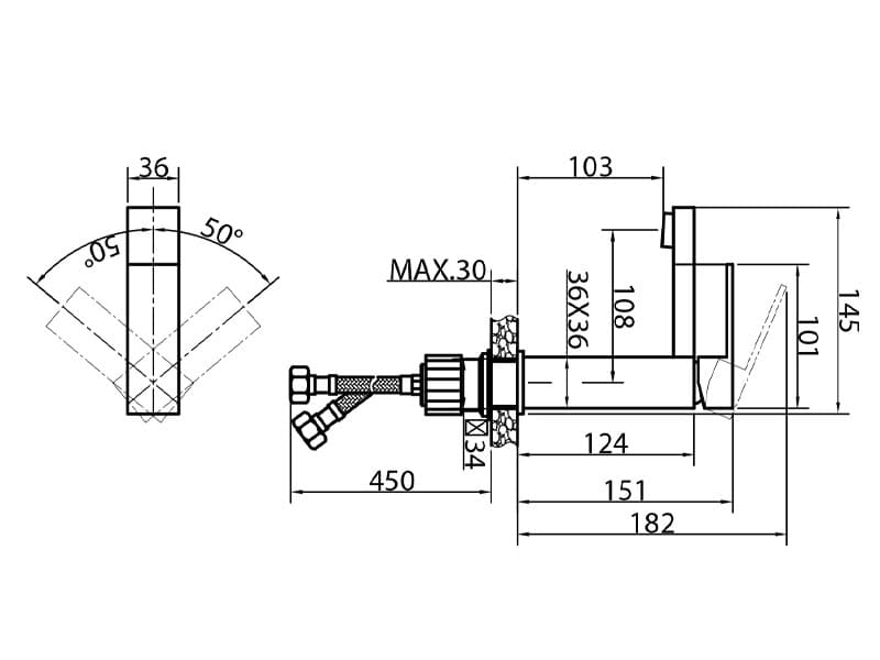 MIJEŠALICA AMAZON ZA UMIVAONIK - Slika 4