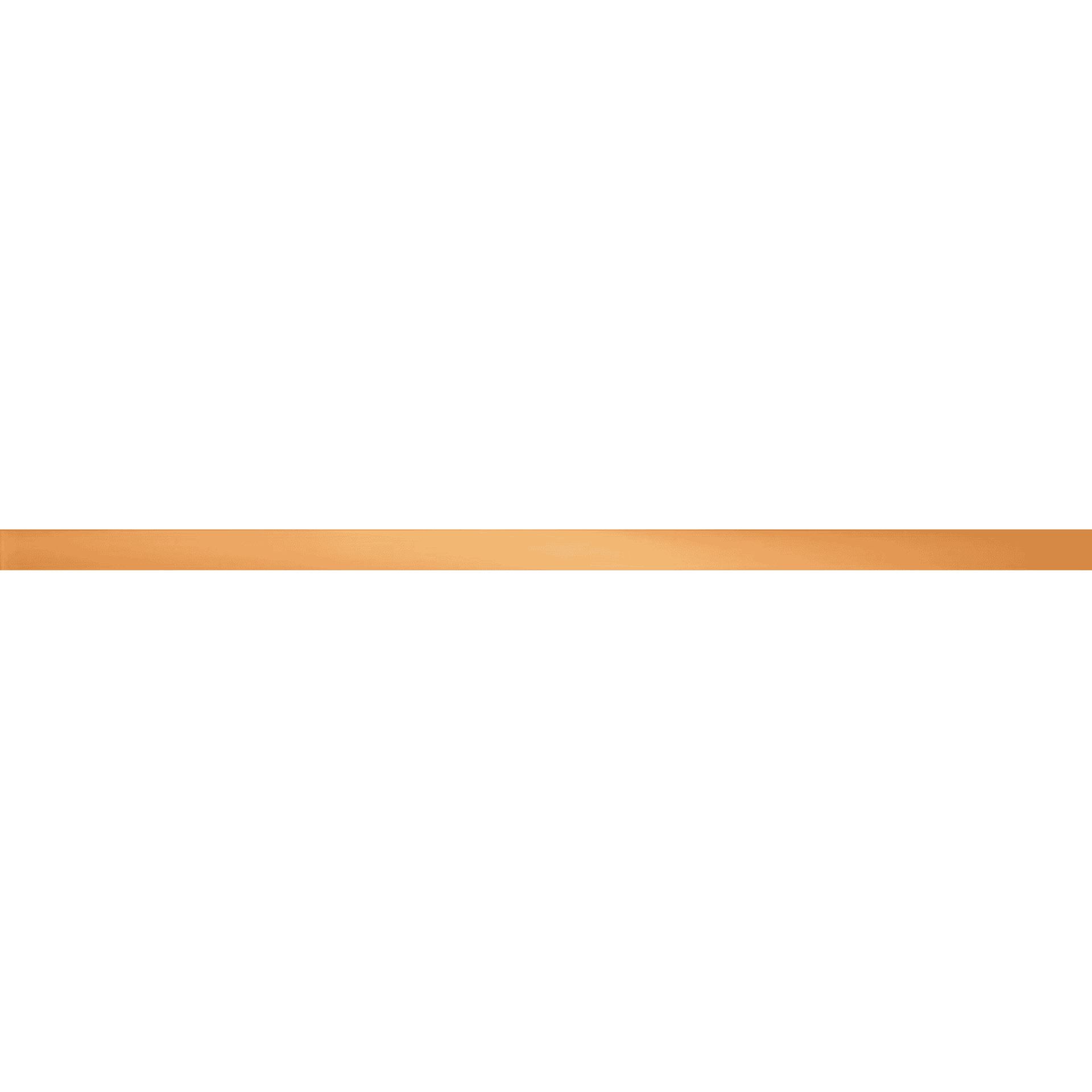 WALL STRIP COPPER GLOSSY 60,8X2,3