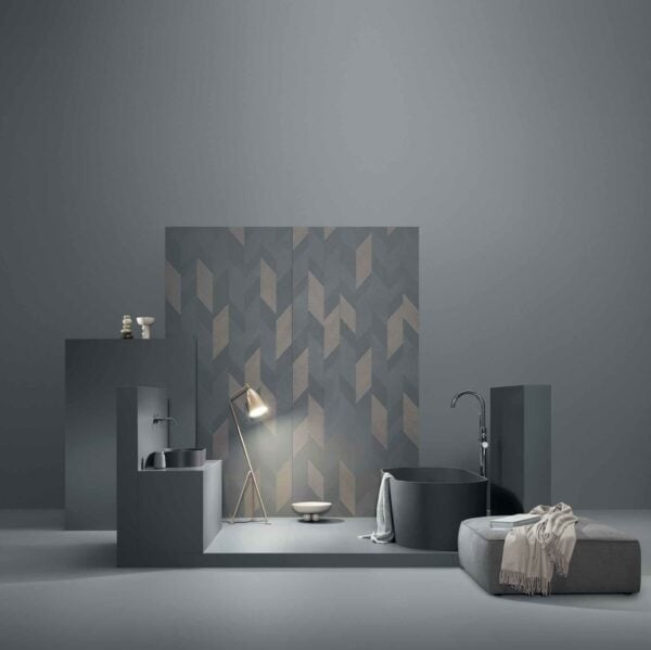 Alternative view of CIELO E TERRA NERO MAT 59,8x119,8