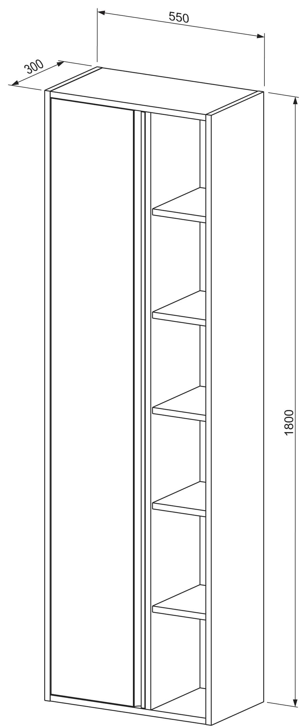 KOLONA CONNECT 180 HALIFAX NATUR - Slika 2