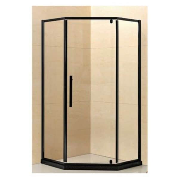 TUŠ KABINA IDEAL 9021 BLACK LINNI