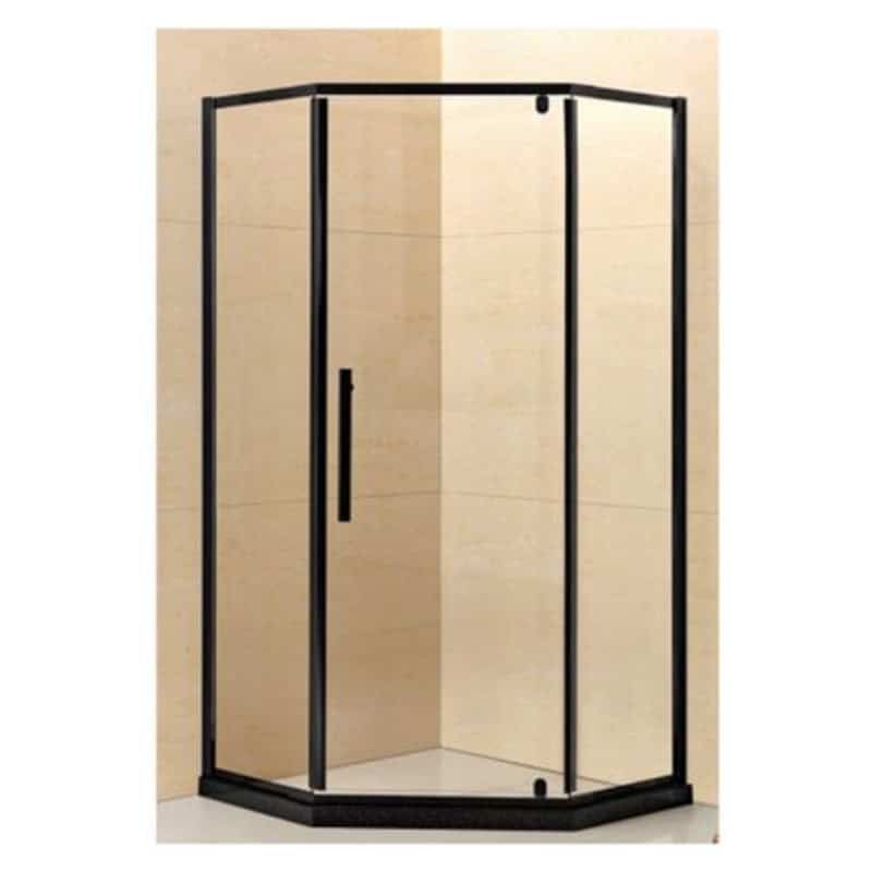 TUŠ KABINA IDEAL 9021 BLACK LINNI