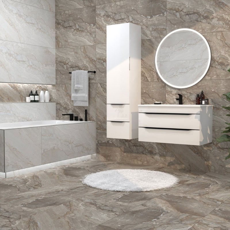 GRAVEL NATURAL MAT 60X60 ambijent kupaona druga