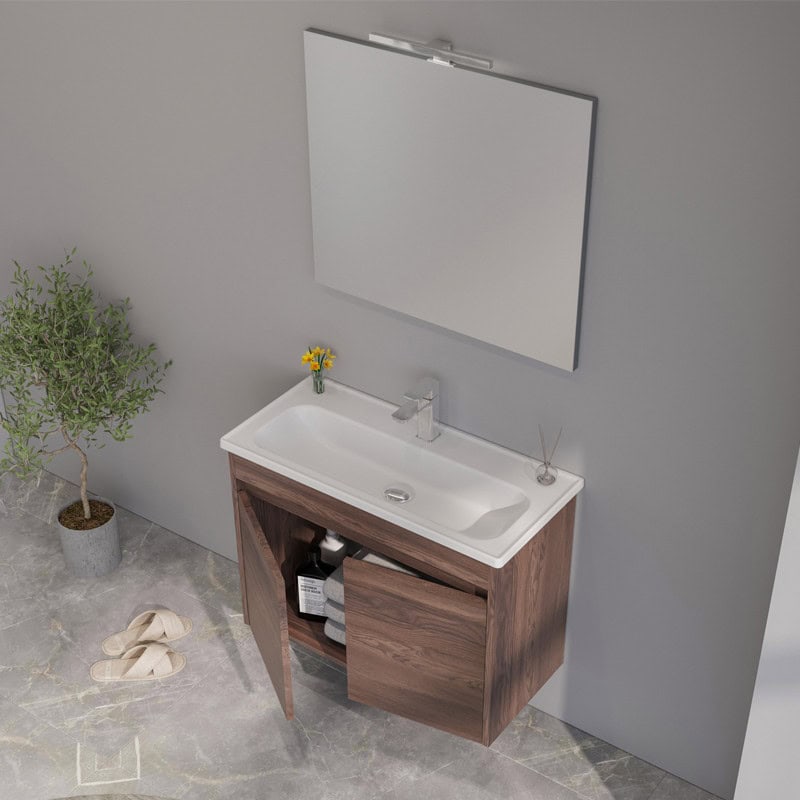 KUPAONSKI ORMARIĆ LOVA 60 SET NAVARO - DONJI DIO S UMIVAONIKOM I GORNJI DIO