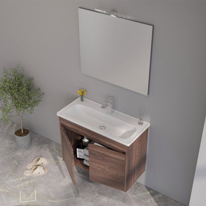 Kako unijeti jesensku toplinu u kupaonicu: 5 trikova 2 KUPAONSKI ORMARIC LOVA 60 SET NAVARO DONJI DIO S UMIVAONIKOM I GORNJI DIO