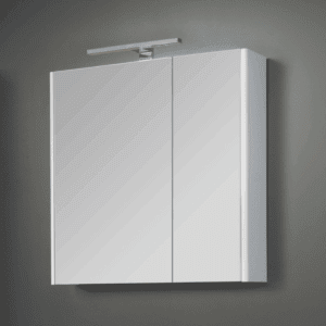 KUPAONSKI ORMARIĆ SHARP WHITE 65 - GORNJI DIO S OGLEDALOM I LED LAMPOM S PREKIDAČEM