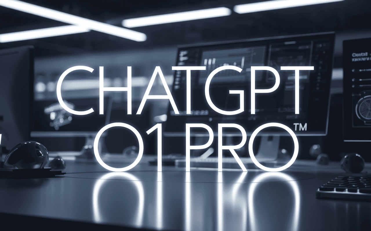 Espace de travail moderne avec ChatGPT o1 Pro