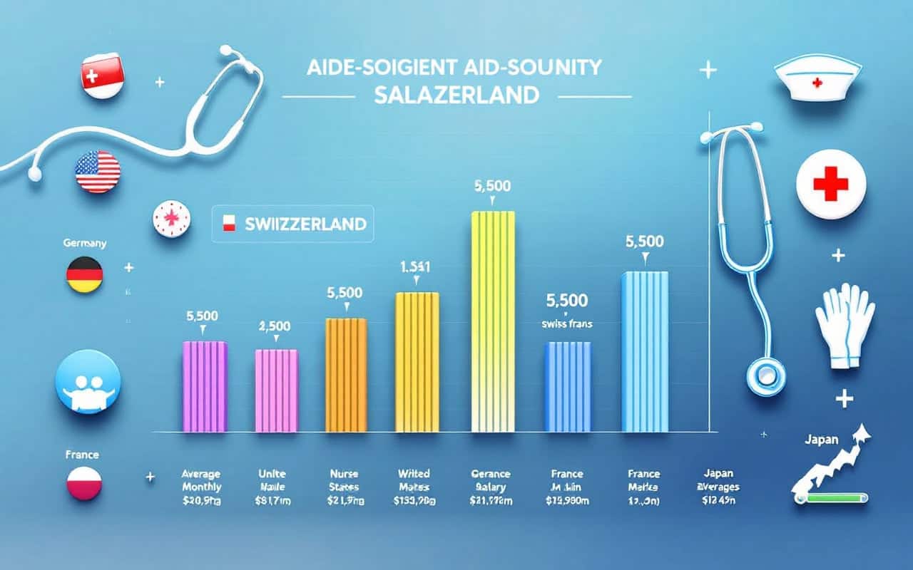 Comparison of caregiver salaries in Switzerland and abroad