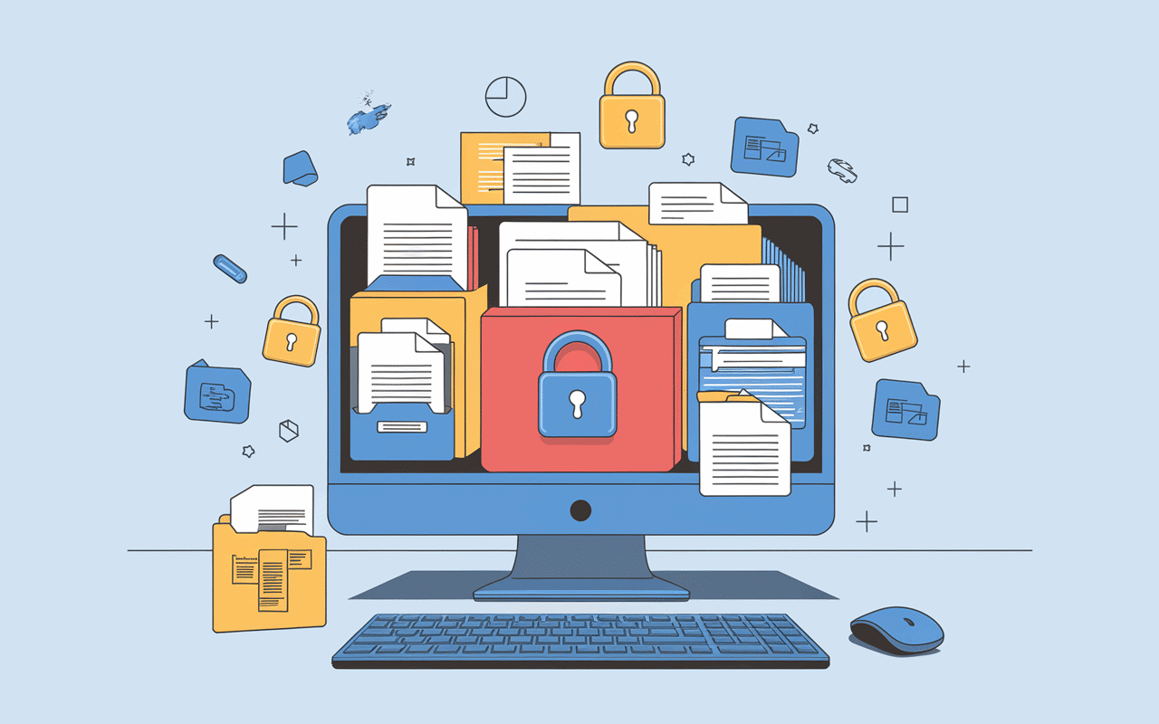 Coffre-fort numérique mypeople avec documents