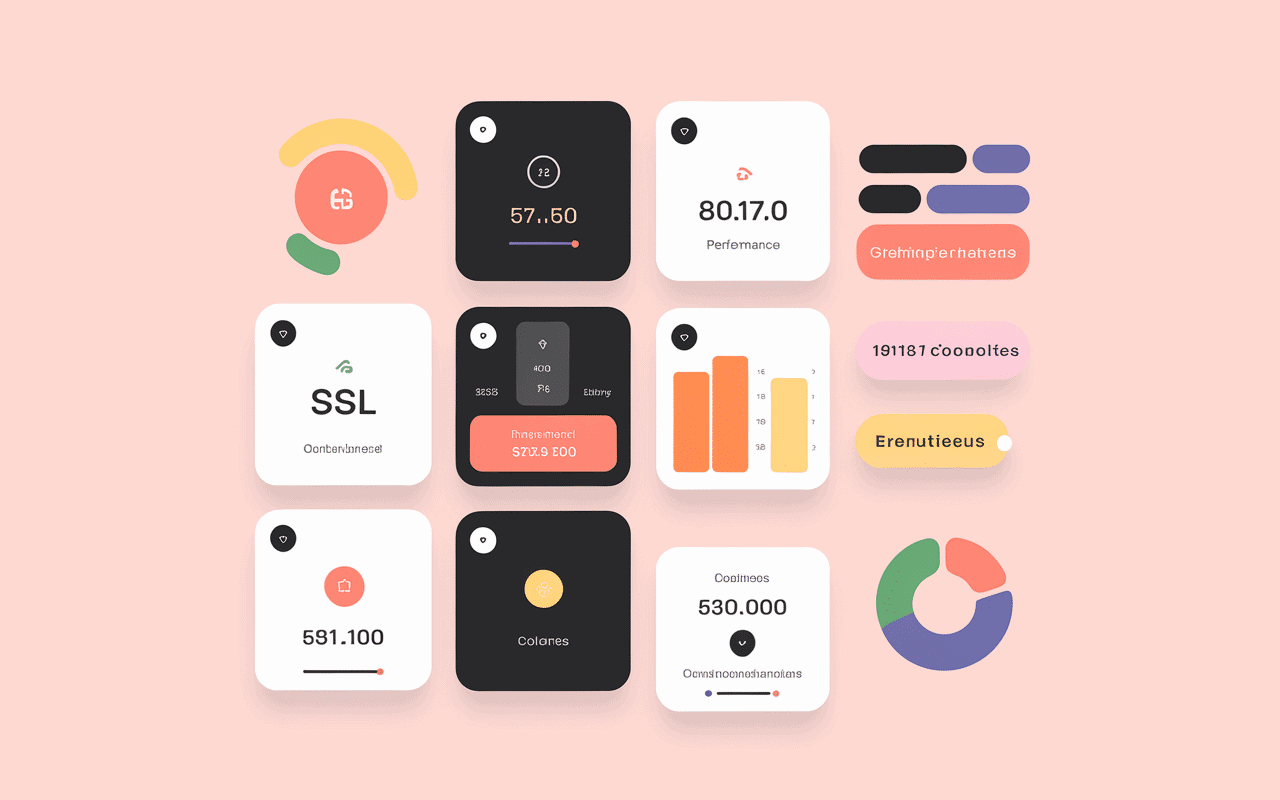 Dashboard de monitoring avec widgets et alertes