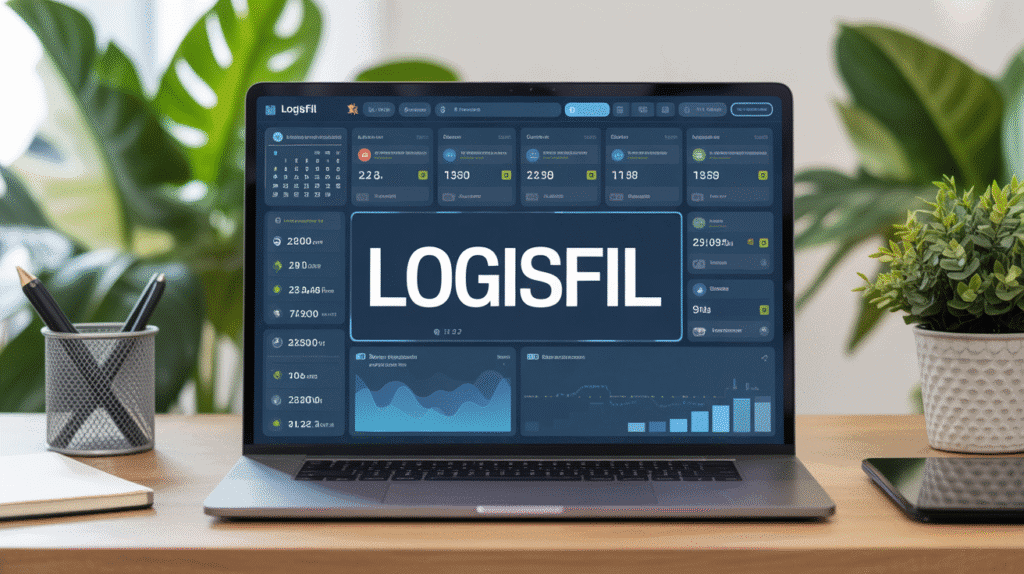 Interface moderne LogisFil avec tableau de bord numérique