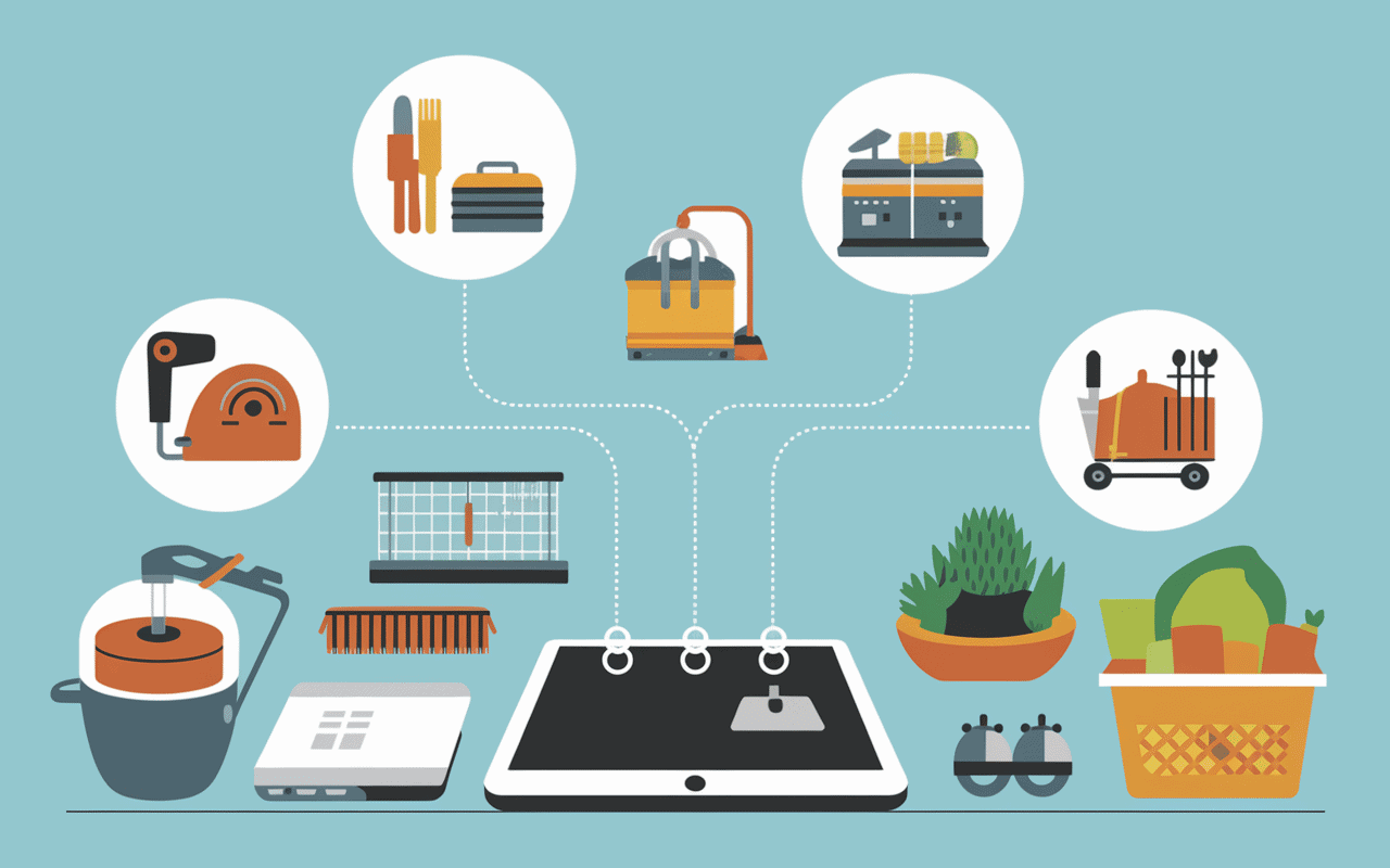 Illustration services LogisFil maison moderne