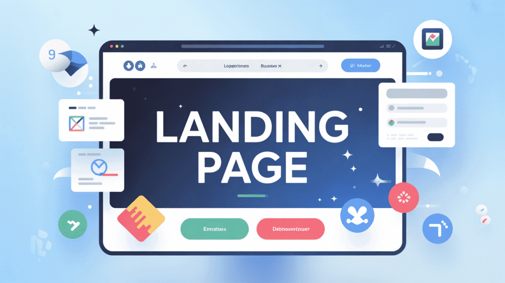 Landing page c'est quoi illustration conversion digitale